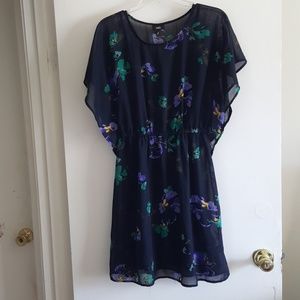Floral print dress